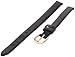 Timex Women's Q7B779 Calfskin 8mm Black Replacement Watchband