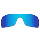 Replacement Polarized Lenses for Oakley Batwolf Sunglasses (Ice Blue Mirror)