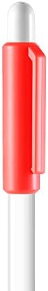 REEDCALE Apple Pencil Cap, Multi-functional Apple Pencil Cap Holder with Tip Protection, Built-in Clip for Apple ipad Pro Pencil (Geranium)