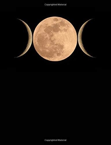 Triple Goddess Moon: Blank Lined Journal