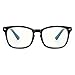 Cyxus Computer Blue Light Blocking Nerd Candy Glasses for Man and Women Anti Eye Strain Eyewear UV Headaches for Digital Screens Black Blue
