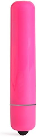 MLBULLET Powerful Bullet Vibrator Mini Pocket Rocket Body Massager with 7 Model Pink for Women