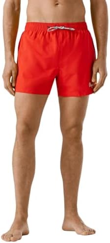 PJ Solid Swimshort Shorts, Rouge (Crispy Red), XL Homme