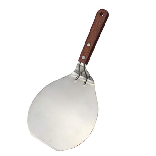 CLISPEED Rvs Ronde Pizza Peel Bakken Schop Paddle Cake Lifter Transfer Tray voor het bakken van Pizza Brood Cake Taart - Afbeelding 7