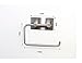 Xogolo self-Adhesive Toilet Paper roll Holder Wall Mount Adhesive Paper Towel Holder SUS304 Stainless Steel Brushed Finish Bathroom Towel Rack