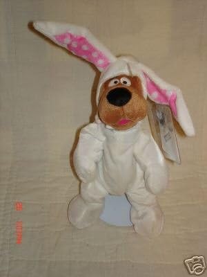 Scooby Doo Easter Bunny Suit Plush Bean Bag 1999 Warner Brothers