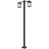 Z-Lite 531-2-536P-ORB 2 Light Outdoor Post Mounted Fixture, Oil Rubbed Bronze