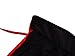 MEZETIHE 35'' Black and Red Halloween Cloak Magician Cape Cosplay Costumes for Boys Girls