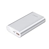 AUKEY 10050mAh Portable Charger with Qualcomm Quick Charge 3.0 for Samsung Galaxy S8/S8+, LG G5/G6, HTC 10 and More - Silver