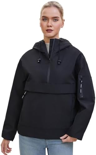 Kirkland Signature Womens Water and Wind Resistant Hooded Anorak