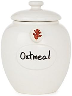 Ceramic White Cookie Jar- with dry eraze marker