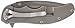 Schrade SCH601TI Frame Lock Folding Knife Drop Point Re-Curve Blade Titanium Handle
