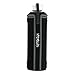 32 Oz Glass Water Bottle Insulated Sleeve Leak Proof Lids Time Markings & Measurements BPA Free For To-Go Travel At Home Reusable Safe For Hot Liquids Tea Coffee Daily Intake (Tuxedo Black)