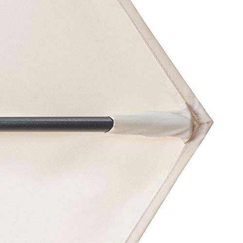 Doppler Sonnenschirm 'Basic Lift Neo', Ø 180 cm natur – Bild 6