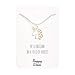 Happy Kisses Unicorn Necklace – Unicorn Pendant – Gold & Silver – Message Card - Kids & Women
