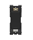 Leviton RE151-OB Renu Switch for Single Pole Applications, 15A-120/277VAC, Onyx Black