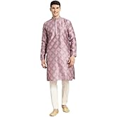 Sojanya (Since 1958 Jacquard Silk Self Design Indian Traditional Ethnic Dresses Kurta Churidar Pyjama Set