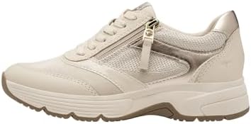 Femme Comfort Sneaker Low Basket, Ivory Comb, 37 EU