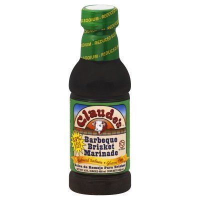 Claude's Barbeque Brisket Marinade Reduced Sodium, 16 Oz (Pack of 3) by Claude's