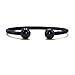 Accents Kingdom Stainless Steel Cable Cuff Bangle Stainless Steel Bracelet - Black Gun Metal Round Ball