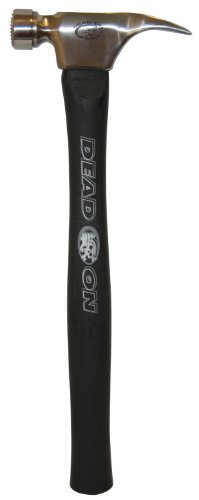 Click Here to See More Images Dead On Tools DOC-24 Straight Handle Framing Hammer, 24 Ounce, Chrome