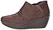 Skechers Women's Parallel-Curtail-Twin Gore Ruched Bootie Ankle Boot, Chocolate, 8.5 M US
