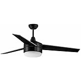 Maxim Trio - 3 Blade Ceiling Fan with Light Kit-19 Inches Tall and 52 Inches Wide