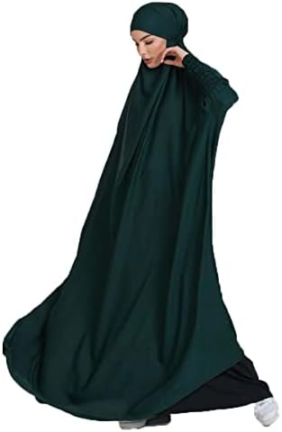 Women'S Muslim One Piece Prayer Dress For Women Abaya Islamic Middle East  Dubai Turkey Maxi Kaftan With Hijab In Full Length (Deep Green), Size price  in Saudi Arabia | Amazon Saudi Arabia |