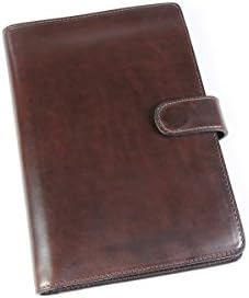Vachetta Padfolio Writing Journal w/Tablet Sleeve (Walnut)