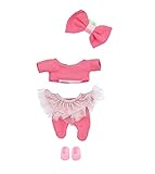 Distroller Neonate Nerlie Girl Clothing Pink Tutu Sweater with Bow & Shoes - Mexico KSI-Merito Exclusive