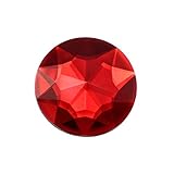 32mm Ruby H103Flat Back Round Acrylic Rhinestones