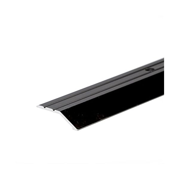 ANODISED Aluminium Door Floor BAR Edge Trim Threshold RAMP 900mm x 40mm A11 Black Flooring