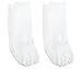 Jefferies Socks Unisex Baby Soft Nylon Knee High Socks 2 Pair Pack (Toddler - USA Shoe 3-7 - 1-2 Years, White)