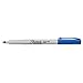 SHARPIE Permanent Markers, Extra-Fine Point, Blue, Box of 12