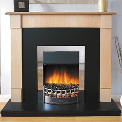 Robinson Willey X60018 Chrome Rochester Petite Electric Fire Suite