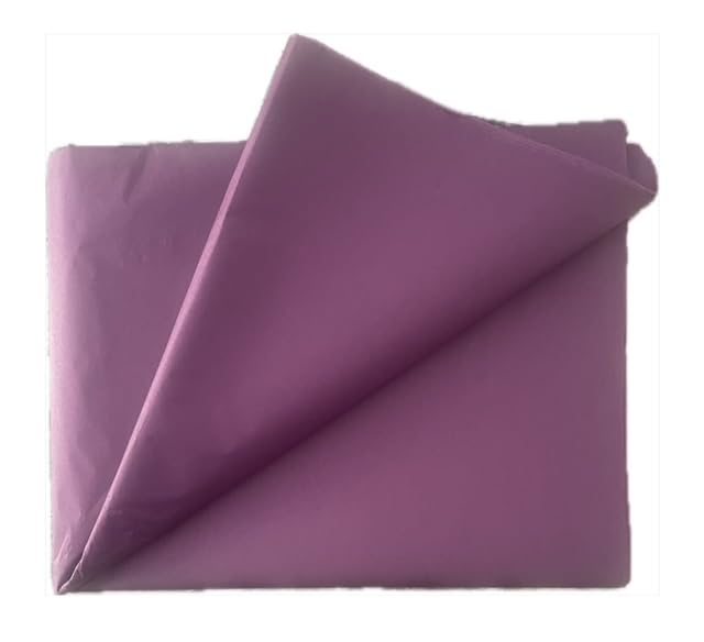 50 Sheets Purple MG Tissue Paper 20x30 Inches, Acid Free Craft Art