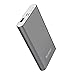 Yoobao Portable Charger Power Bank Apple & Micro Input 8000mAh Compact Powerbank External Cellphone Battery Backup Pack Compatible iPhone X 8 7 6 Plus Android Smartphone Samsung Galaxy etc- Gray