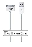 X5 Mobile Apple Certified USB Sync & Charge Cable (3.4 Feet) Made for iPhone 4 iPhone 4S iPad 2 iPad 3 iPod touch iPod nano iphone 3 iphone 3GS (White)