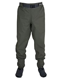 Brújula 360 para hombre Deadfall transpirable Stockingfoot vadeador de cintura alta pantalones