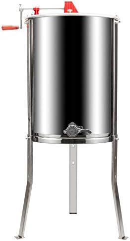 FRITHJILL 4 Frame Honey Extractor,Electric Honey Extractor Stainless Steel Honeycomb Drum Spinner Beekeeping Equipment