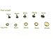 Innetoc Antique Brass Small Double Cap Rivets 100pk (5/16