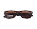 MERRY'S Polarized Unisex Shades Sunglasses for Men Vintage Polarized Sun Glasses S683(Brown, 53)