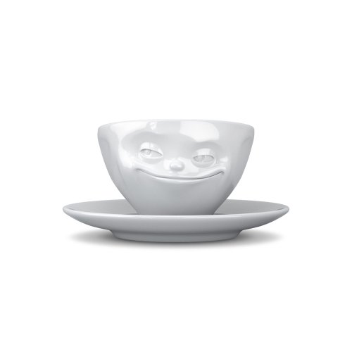 Tassen Face Espresso Coffee Cup with Saucer (Grinning)