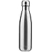 Water Bottle Stainless Steel BPA Free Leak Proof Large Capacity Cola Shape Flask Kids Thermoses for Sports Travel Outdoor (Stainless Steel 4pc,17oz)