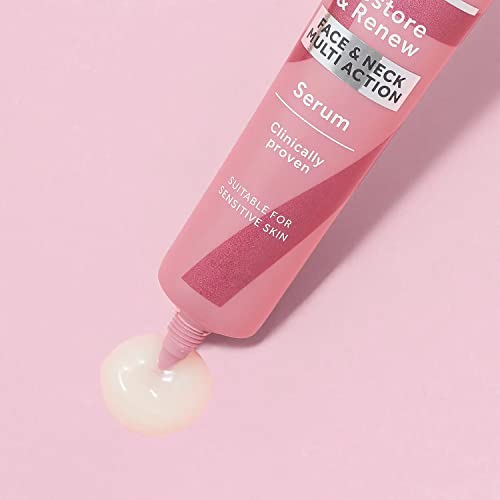 No7 Restore & Renew Face & Neck Multi Action Serum Collagen Anti