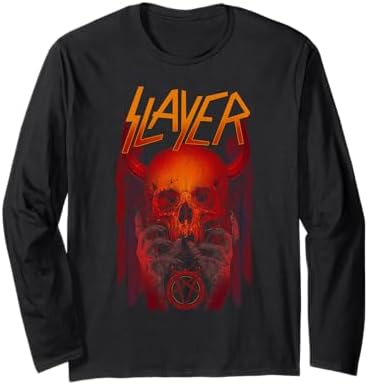 Amazon.com: Lamb of God Xerox Skull Red Long Sleeve T-Shirt