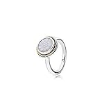 Carolyn Pandora 190859MOP Daisy Signet Ring, Size 9