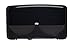 Tork Twin Mini Jumbo Toilet Paper Roll Dispenser Black T2, Protects Rolls, Elevation Range, 5555290