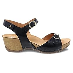 Dansko Women's Tricia Black Sandals 6.5-7 M US