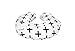 Premium Quality 2 Pack Nursing Pillow Covers by Mila Millie - Nordic Swiss Black & White Cross Unisex Design Slipcovers - 100% Cotton Hypoallergenic (Black & White)